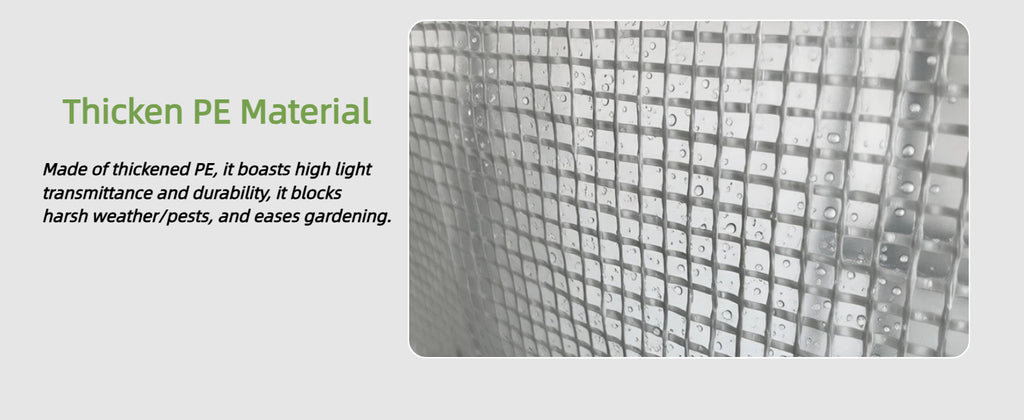 Greenhouses for Outdoors - Walk-in Greenhouse, Rustproof Steel Frame, 4 Removable Shelves & Durable PE Cover, Dual-Zip Door, All-Season for Patio/Yard/Deck (Herbs/Flowers/Vegetables)