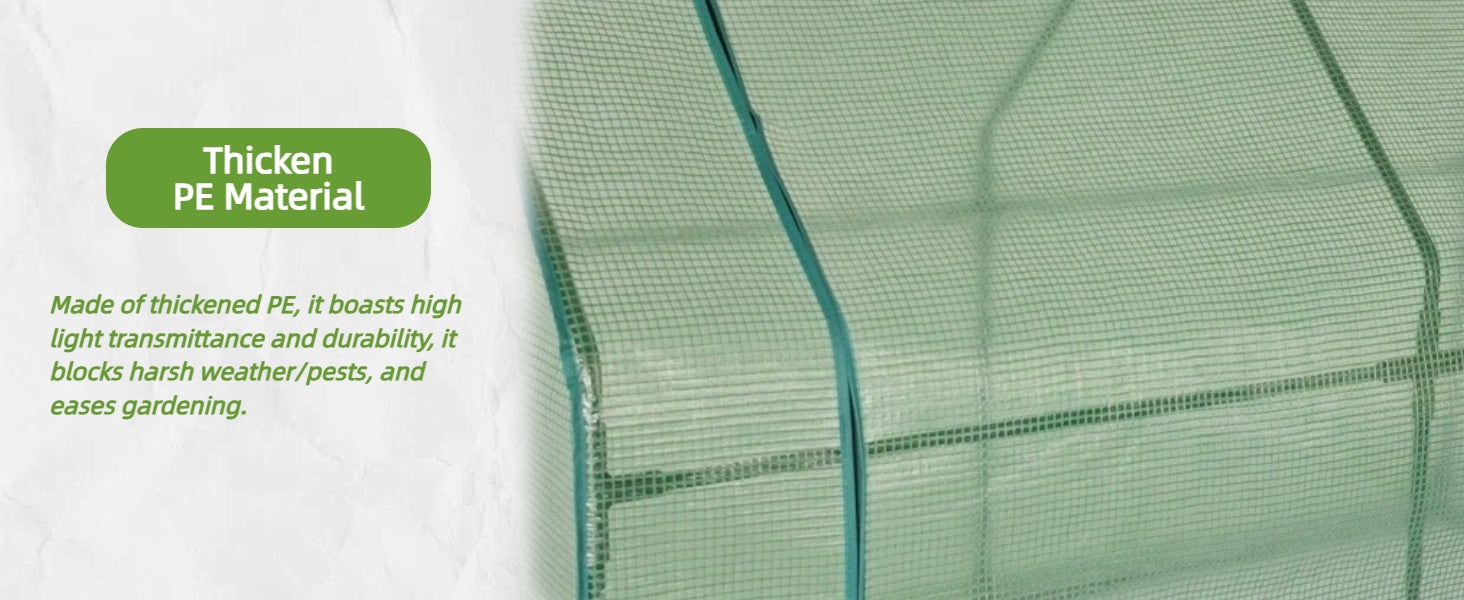 Mini Greenhouse, Portable Cold Frame Green House Indoor Outdoor, Small Greenhouse for Seed Starting & Plant Protection, 72.8"(L) x37.4W x47.2(H)